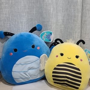 NWT Squishmallows 14" Waverly & 11" Sunny bundle